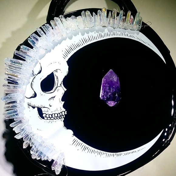 -HP- NWOT KILLSTAR Moon Skull Bag - Picture 6 of 7